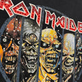 t shirt vintage con strass Iron Maiden tg XL