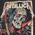 t shirt vintage con strass Metallica tg L