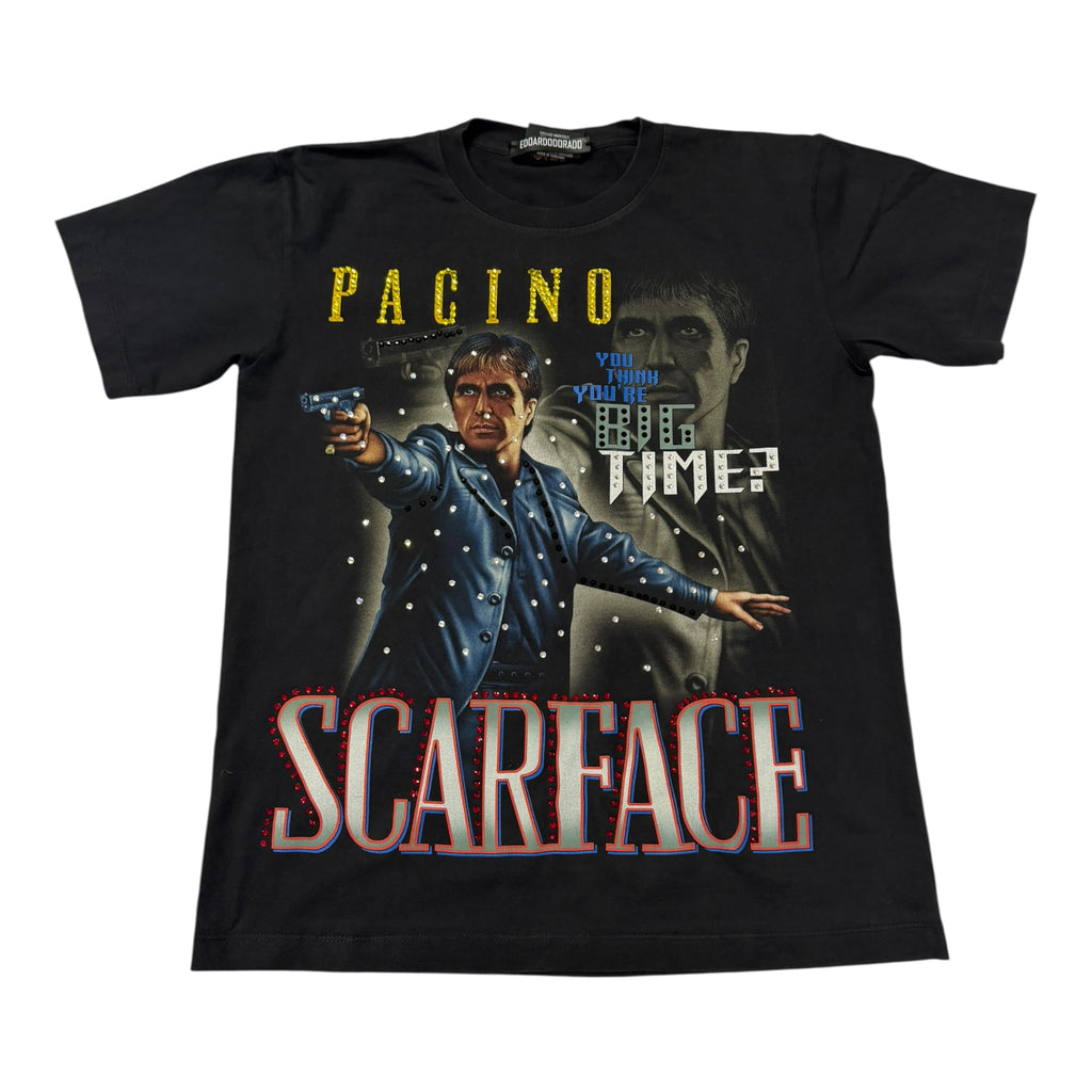t shirt vintage con strass Al Pacino tg M