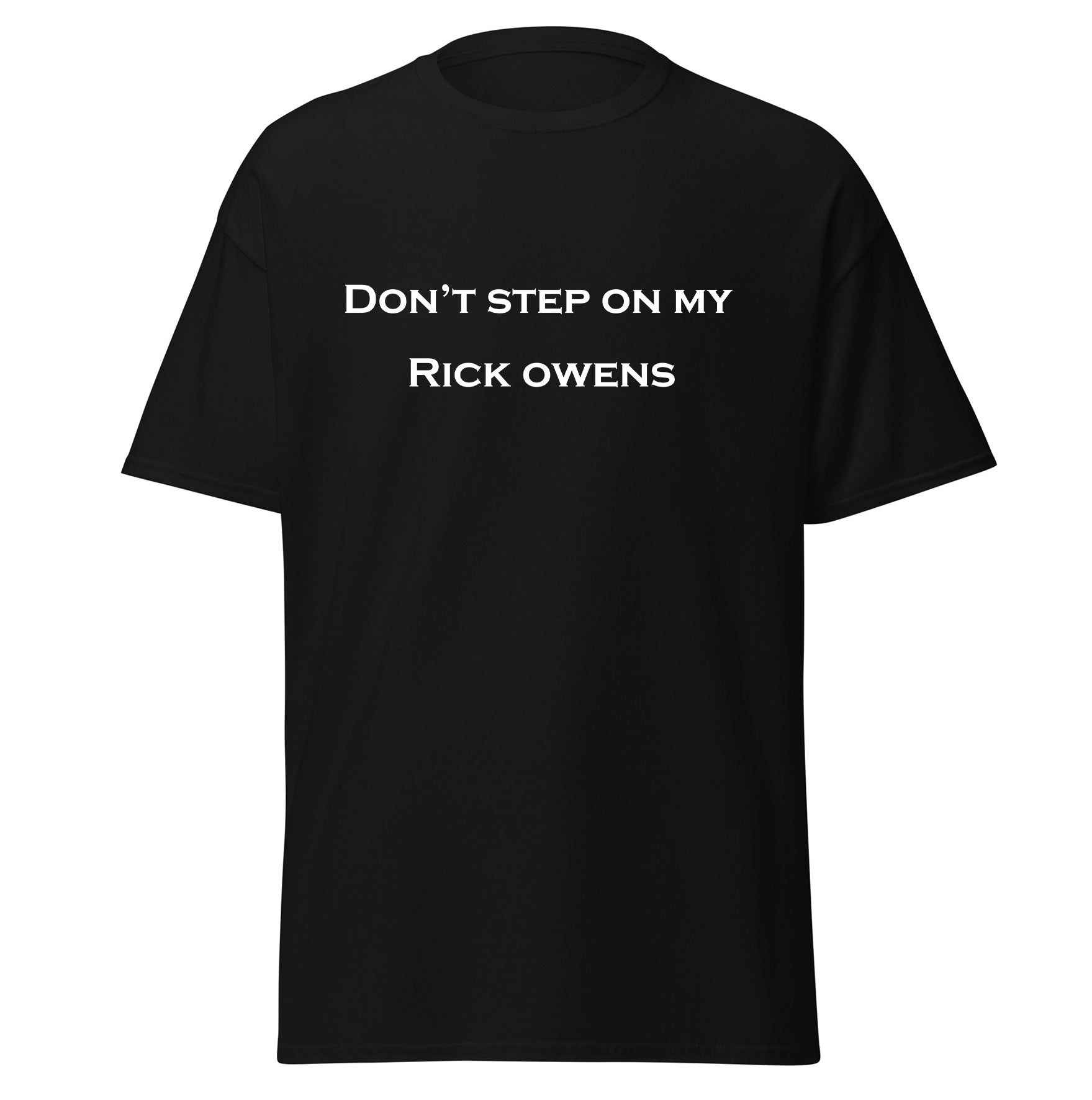 t shirt don't step on my rick owens