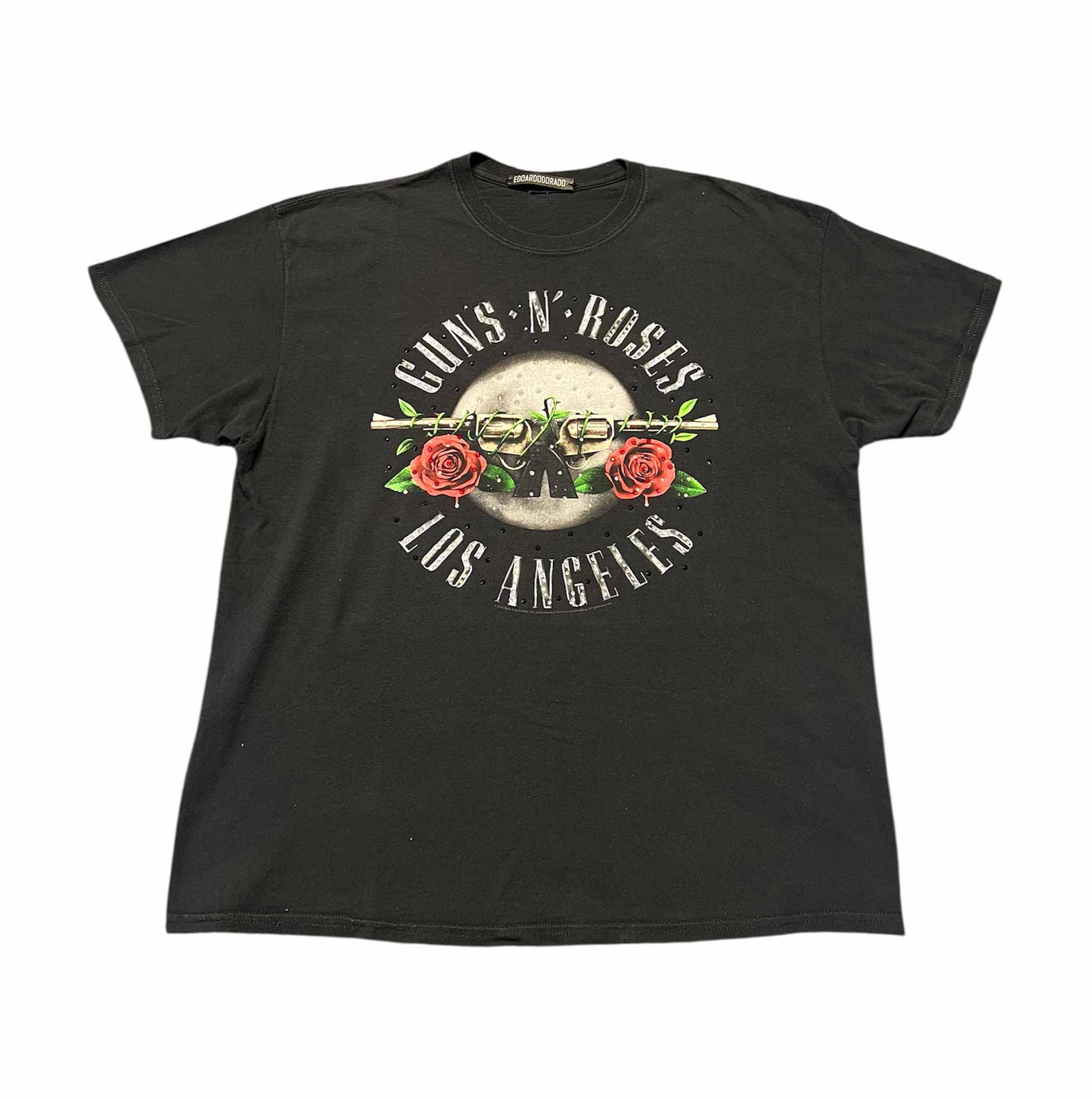 t shirt vintage con cristalli guns n roses xl
