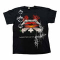 t shirt vintage sovrastampata con sigillism Metallica tg L