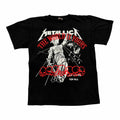 t shirt vintage sovrastampata Metallica tg M