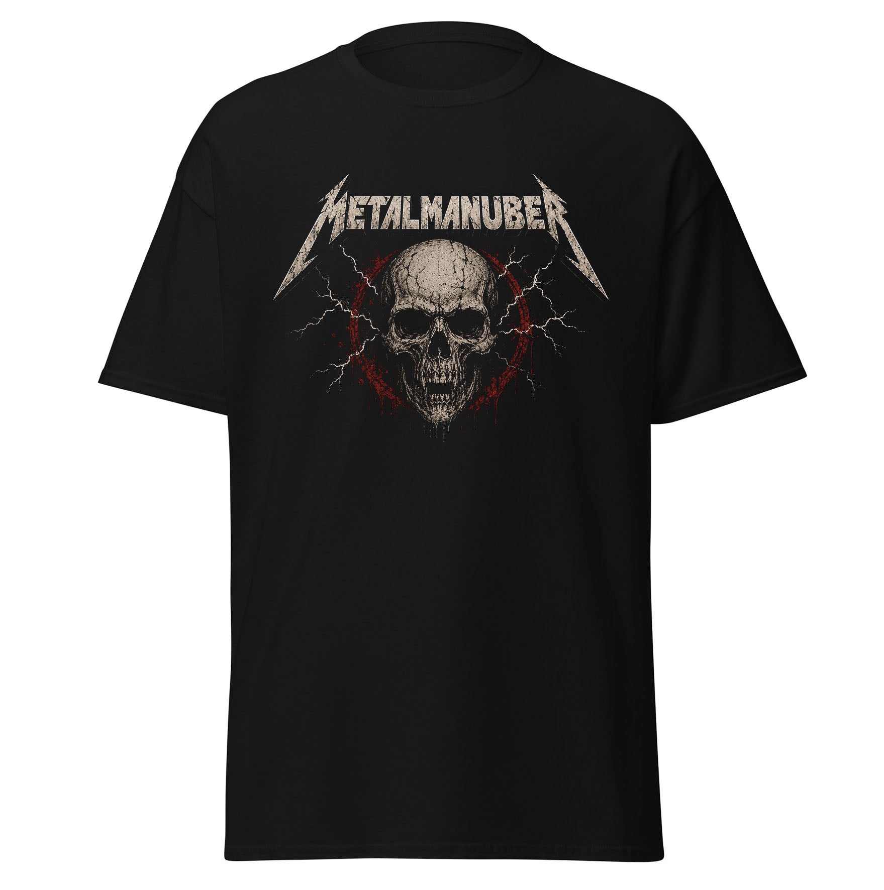 t shirt maniche corte metalmanuber