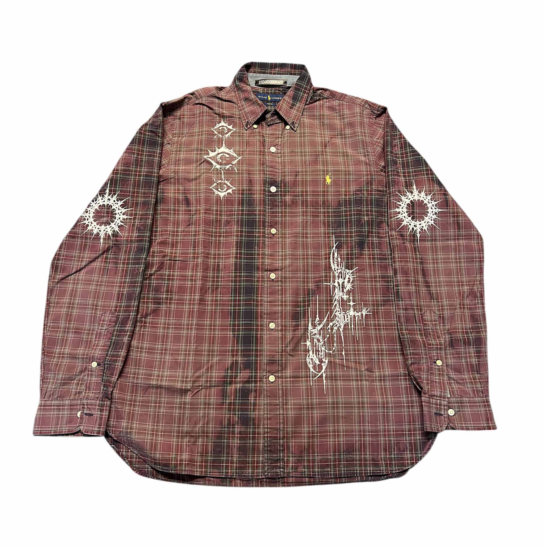 camicia vintage ralph lauren custom xl