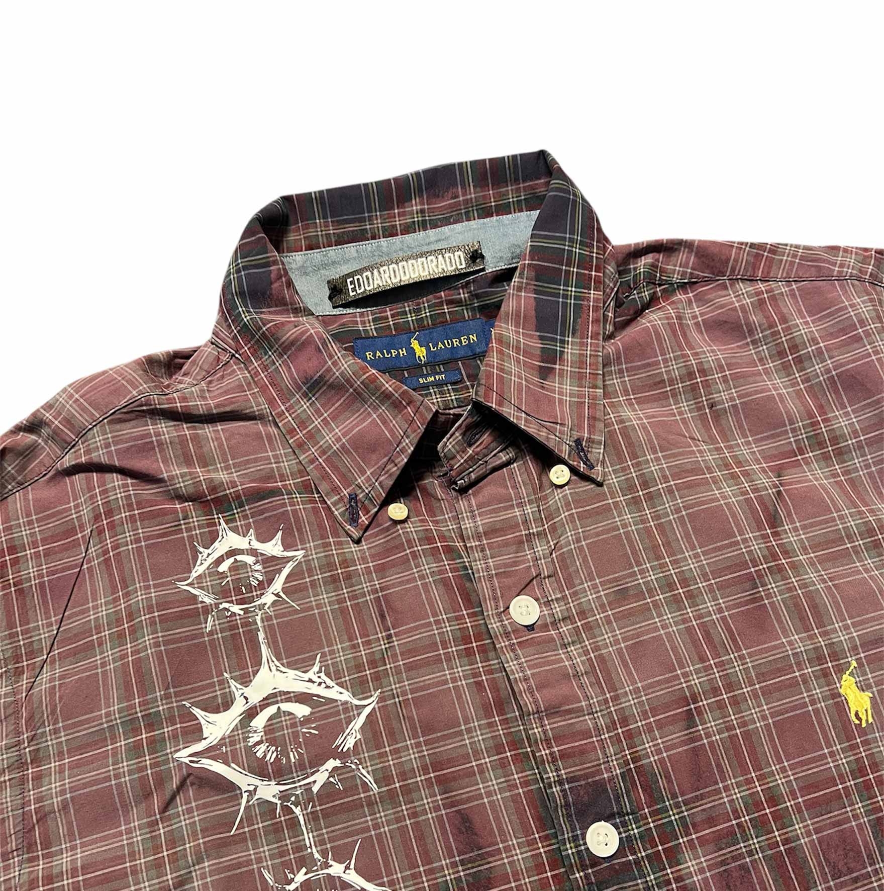 camicia vintage ralph lauren custom xl