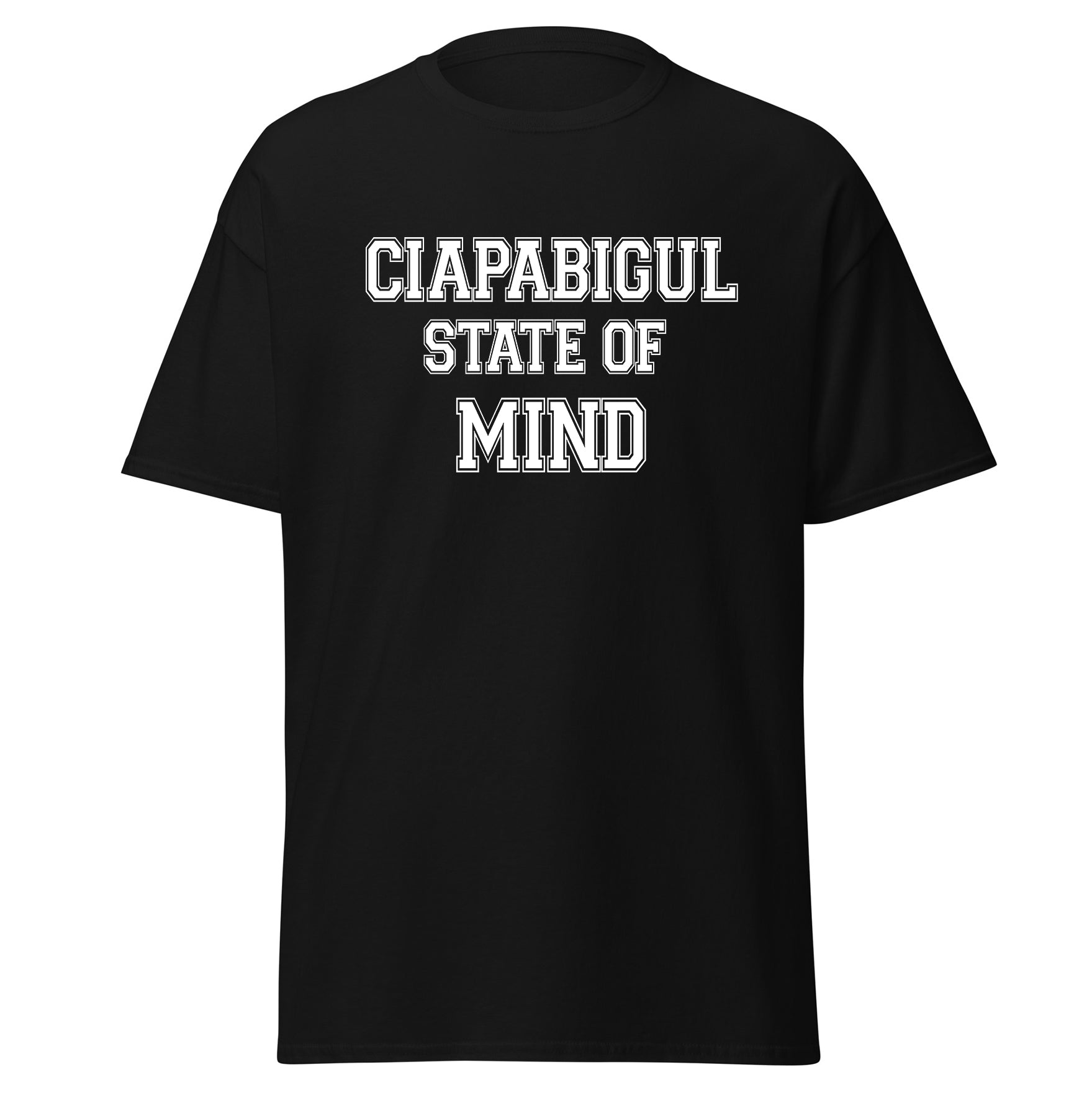 t shirt maniche ciapabigul state of mind