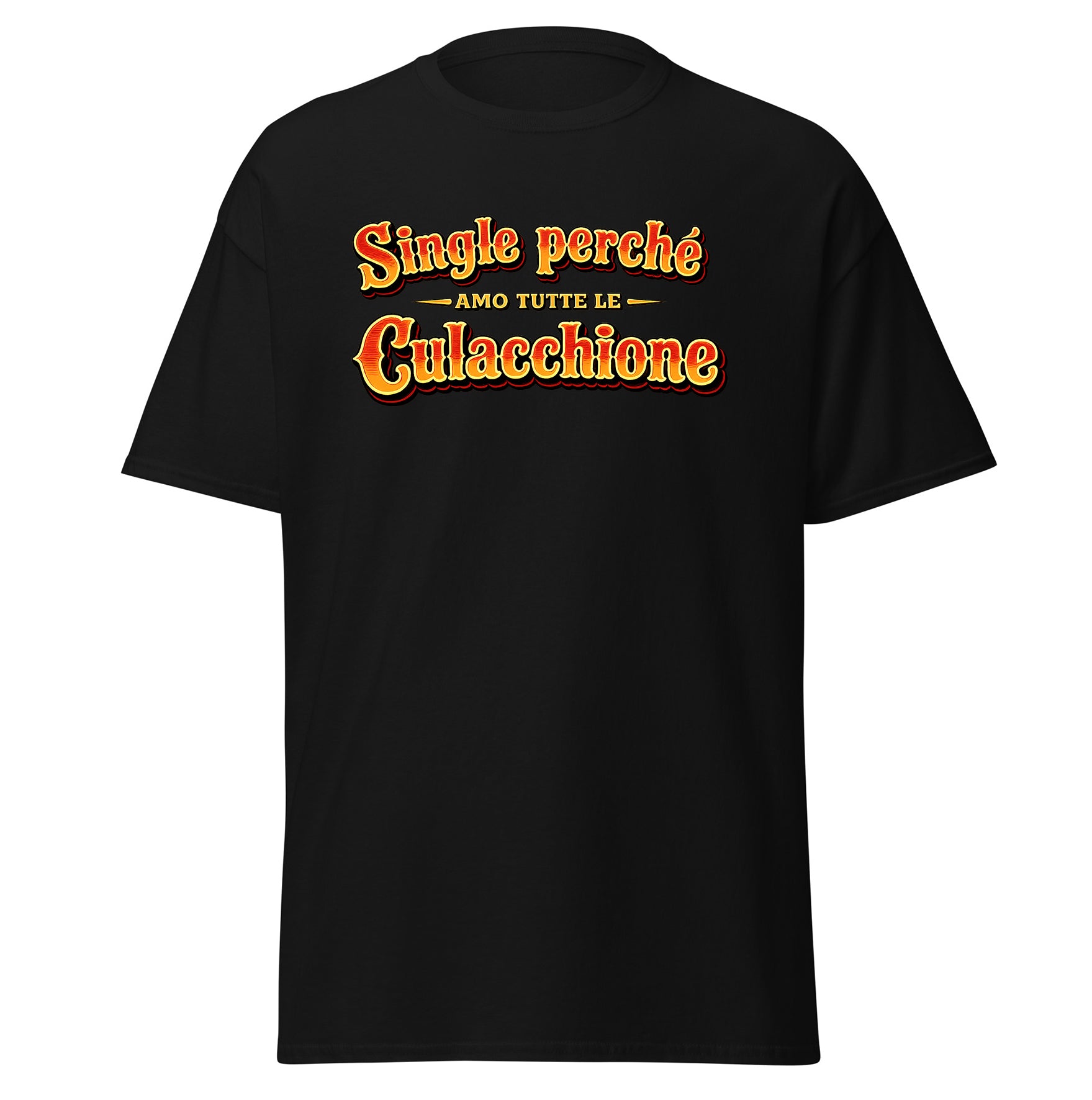 t shirt single perche amo le culacchione