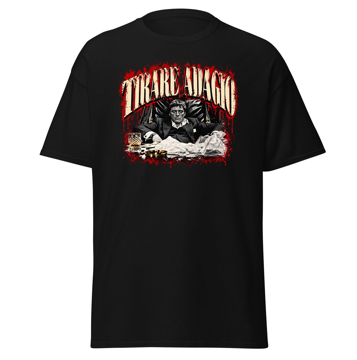 t shirt maniche corte tirare adagio